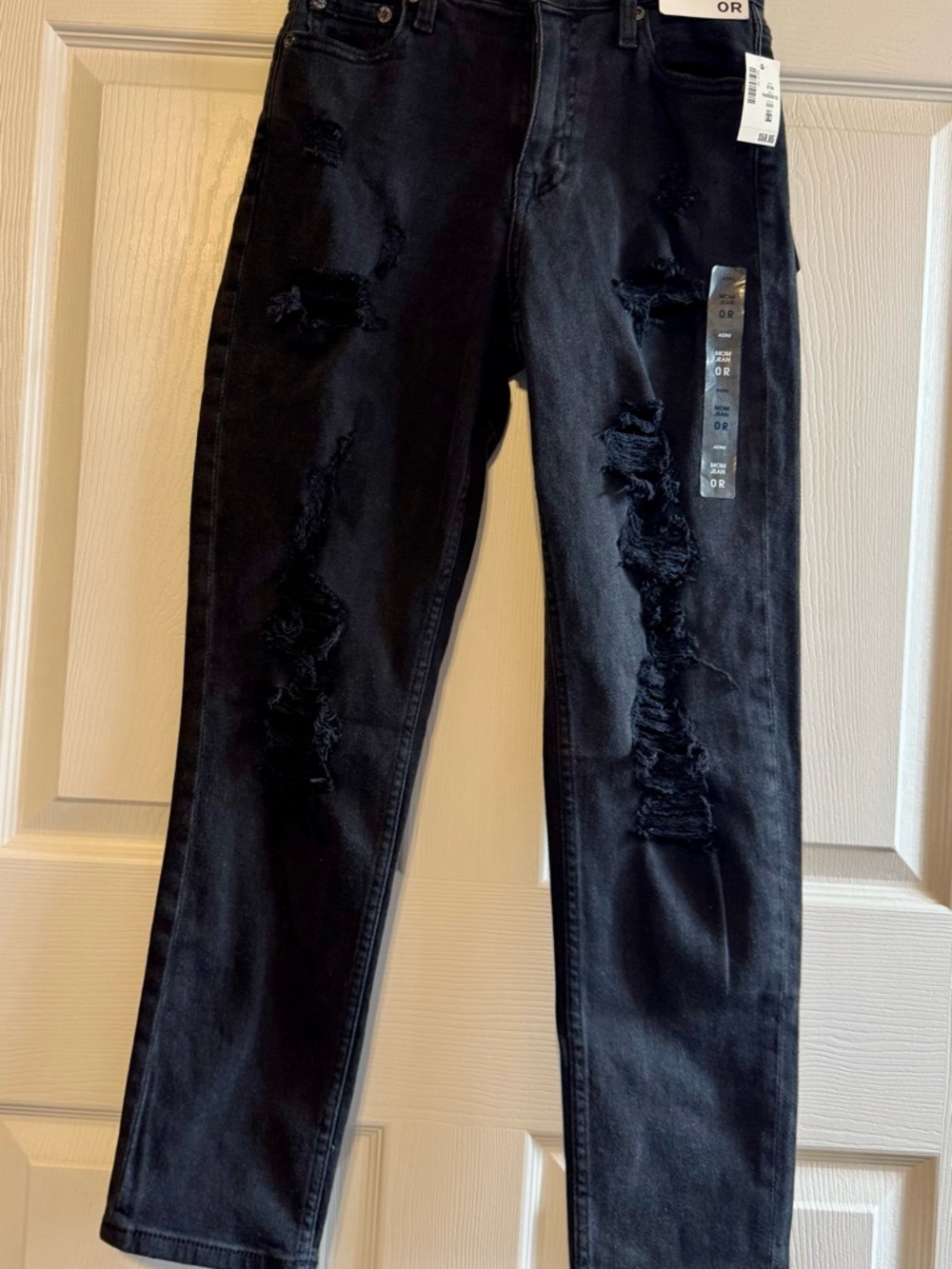 Aero High-Rise Mom Jeans Size 0R - Picture 4 of 8